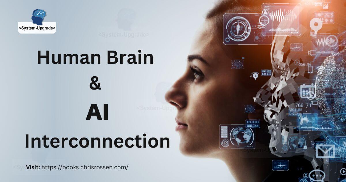 human brain and AI interconnection